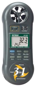 Extech 45160 3-in-1 Humidity, Temperature and Airflow Meter