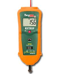 Extech RPM10 Combination Tachometer & IR Thermometer