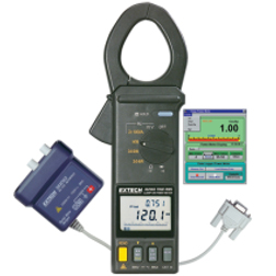 Extech 382068 1000A True RMS Clamp-on Power Datalogger Kit