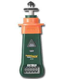 Extech 461750 PocketTach Mini Contact Tachometer