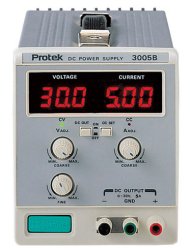 Protek 3005B - Single Output Power Supply with Digital Display (0-30V @ 0-5A)