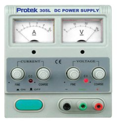 Protek 305L - Analog Meter Readout Power Supply 0 to 30V @ 0 to 5 Amps   