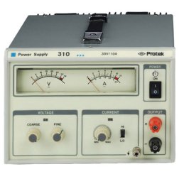 Protek 310 - Single Output Power Supply with Analog Display (0-30V @ 0-10A)   
