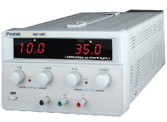 Protek 35010M - Single output 0 to 35V @ 0 to 10 Amps 