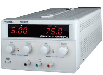 PROTEK 75005M Single output 0 to 75V @ 0 to 5Amps 