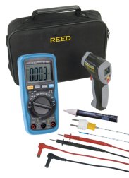 Reed Instruments ST-TEMPKIT Multimeter and Infrared Thermometer Combo Kit