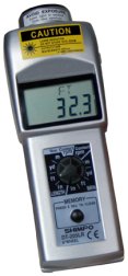 Shimpo DT-205L Laser Tachometer (LCD)