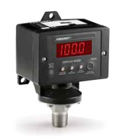 Ashcroft N-Series Watertight Enclosure Nema 4 Electronic Pressure Switch shown with “Optional LED Display”