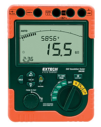 Extech 380395 High Voltage 5KV Digital Insulation Resistance Tester