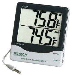 Extech 401014 Big Digit Indoor/Outdoor Thermometer