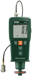 Extech 461880 Vibration Meter + Laser/Contact Tachometer