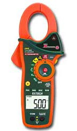 Extech EX820 1000A True RMS AC Clamp Meter with IR Thermometer