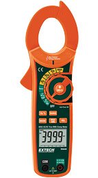 Extech MA640 is a true RMS AC/DC Current Clamp Meter with Built-In Non-Contact Voltage Detector 
