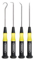 General Tools 60004 4pc Precision Blade Probe Set