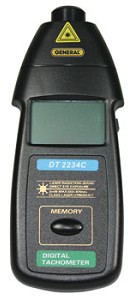 General Tools - Mannix LT2234C - Non-contact Laser Tachometer