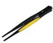 General Tools 70403 Serrated Blunt Tip Illuminated Tweezers