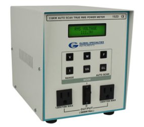 Global Specialties 1523 Digital Wattmeter with Computer Interface