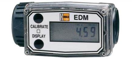 Kobold EDM Battery-Powered Flow Rate Meter and Totalizer (Aluminum)