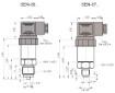 Kobold SEN OEM Pressure Transmitter Dimensions