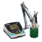 Oakton 700 pH, mV, conductivity, TDS, Temperature Meter shown with optional stand