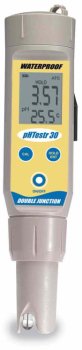 Oakton pHTestr® 30 Waterproof Double Junction pH Tester with Temperature Display 